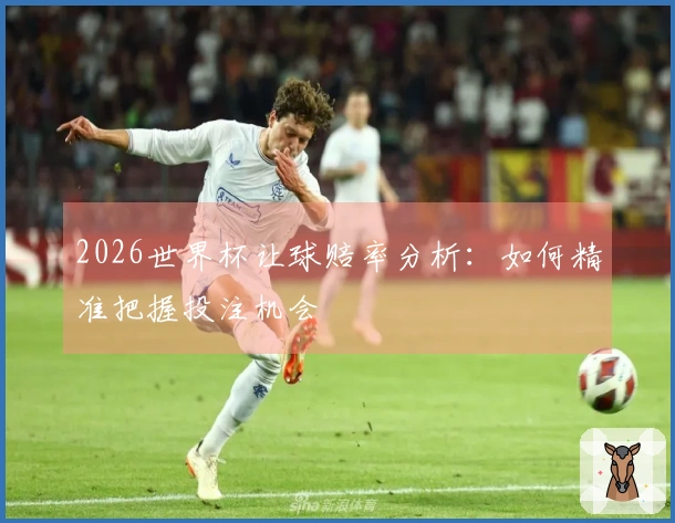 2026世界杯让球赔率分析：如何精准把握投注机会